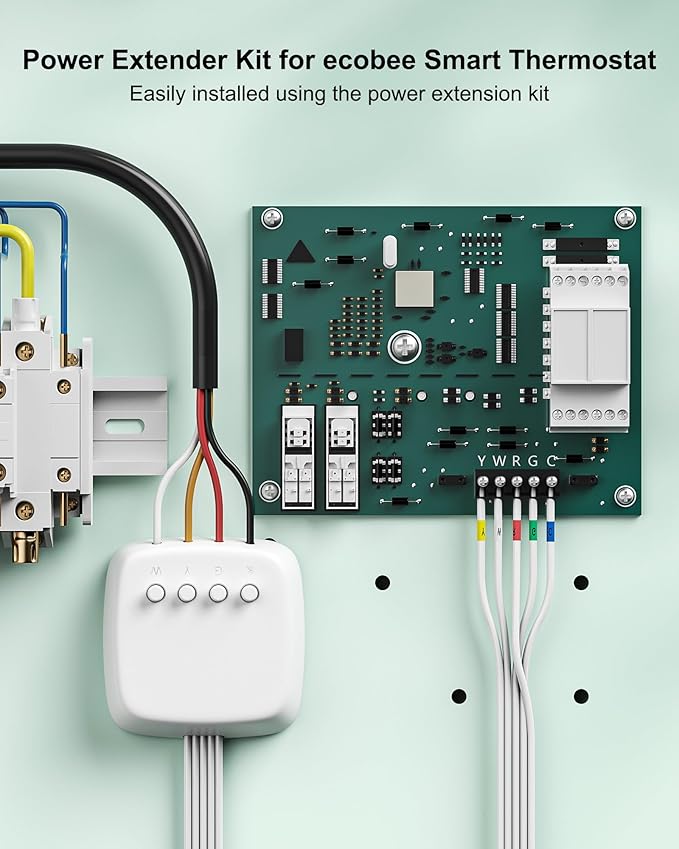 WUKUR Power Extender Kit for ecobee Smart Thermostat Premium, C-Wire Adapter - Image 3