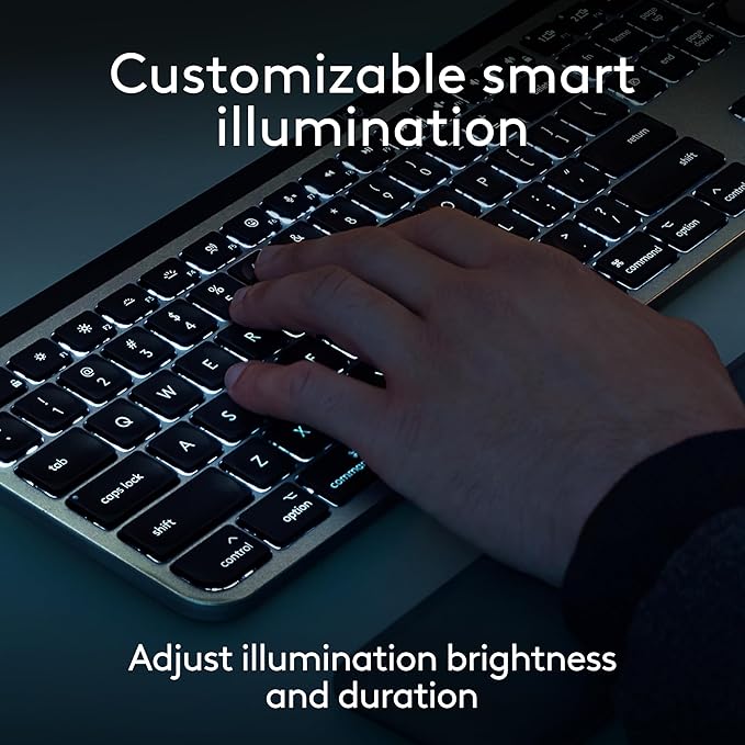 Logitech MX Keys S Combo for Mac, Wireless Keyboard and Mouse - Image 8