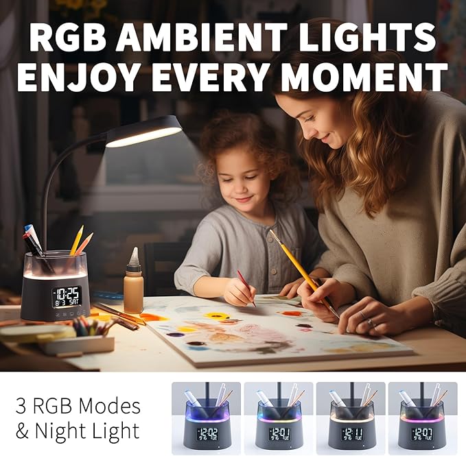 Led Desk Lamp for Home Office, Touch Table Lamp - Image 4