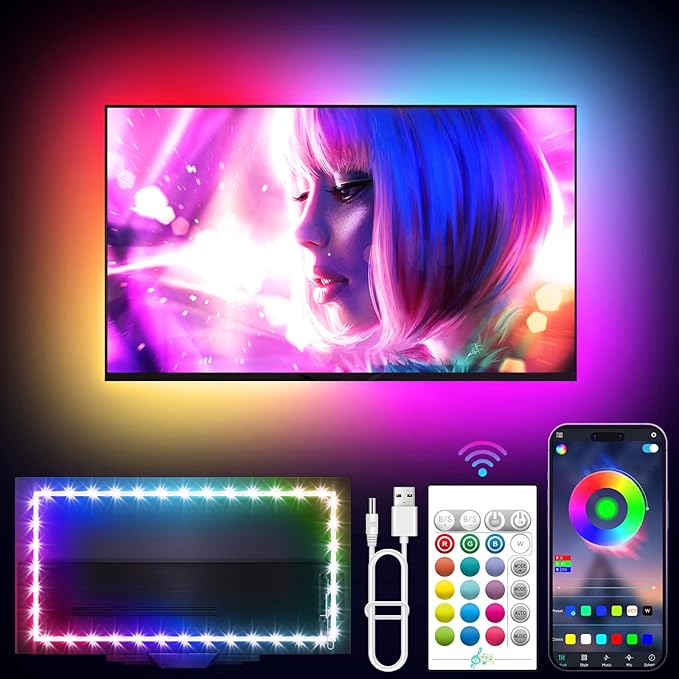 KANTUTOE TV LED Backlight, 9.84ft LED Lights by KANTUTOE