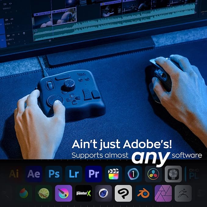 TourBox NEO - Customizable Editing Controller, Photo Color Grading Illustration - Image 3