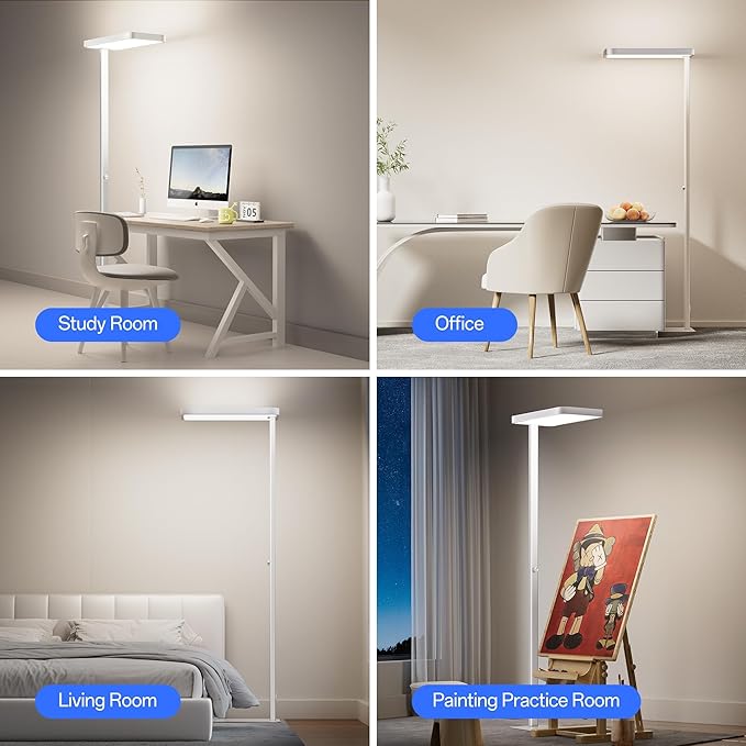 Homelist LH1 Superlight 77'' Floor Lamp, 100W Full-Spectrum Eye-Care Bright - Image 8