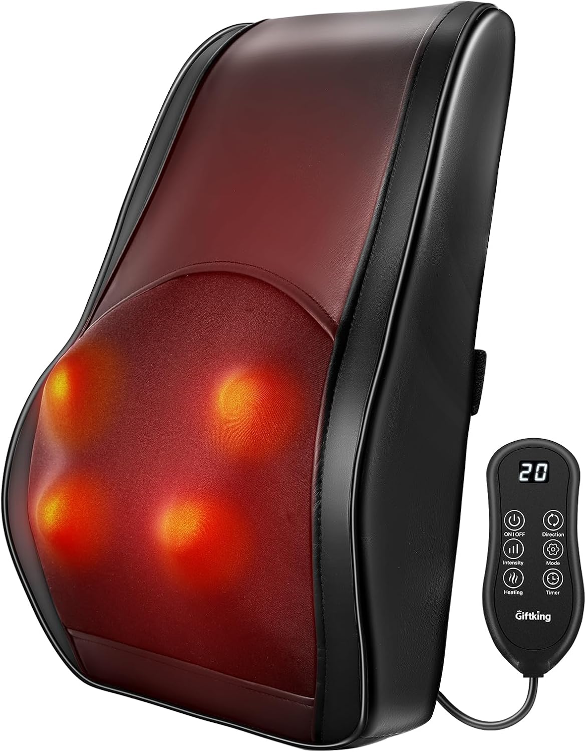 Neck Massager with Heat, Shiatsu Back and Neck Massagers, 3D Deep Tissue