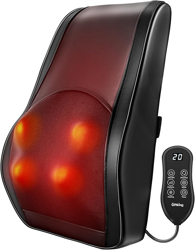 Neck Massager with Heat, Shiatsu Back and Neck Massagers, 3D Deep Tissue by Unknown
