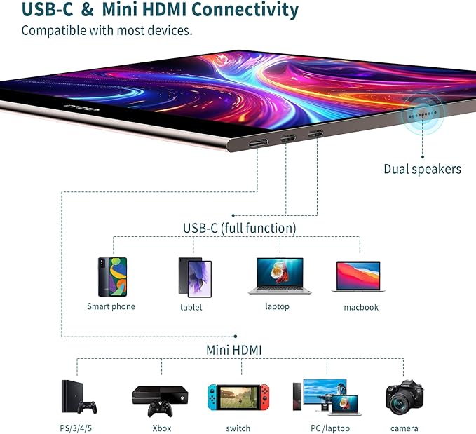 INNOCN 15.6" Portable Monitor OLED Touch Second Screen - Image 6