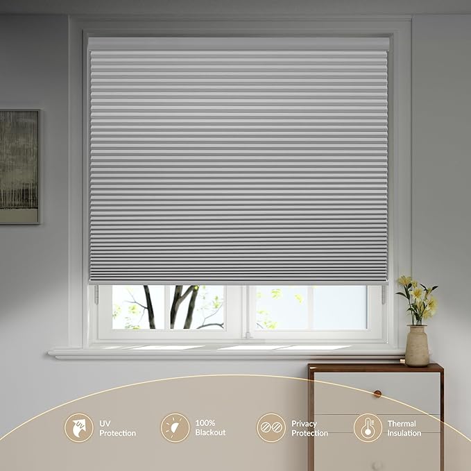 Boolegon Motorized Blinds with Remote, 100% Blackout Smart Blinds, Automatic - Image 2