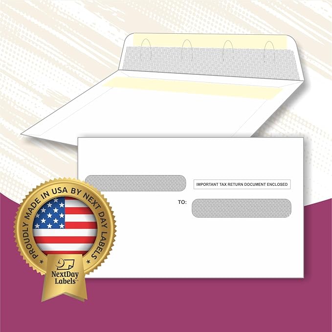 W-2 Forms Blank Paper 4-Up Version NO Instructions on Back - Image 4