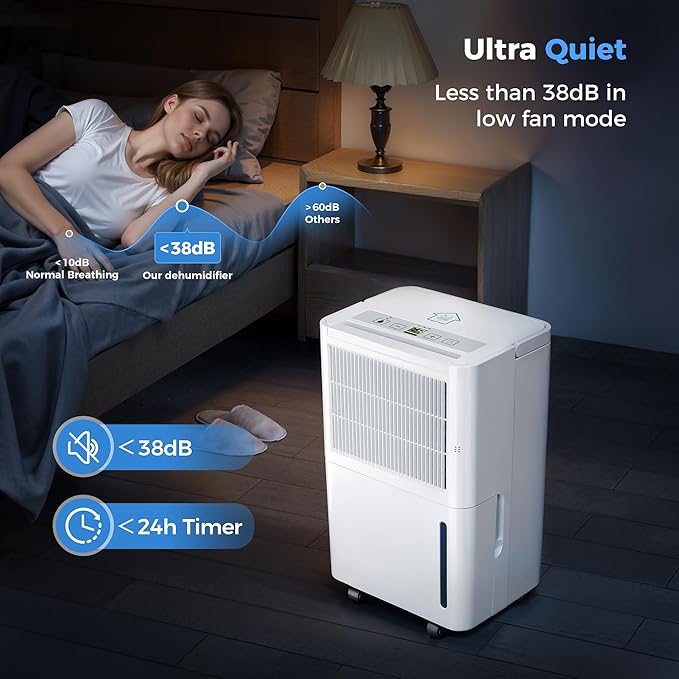 2, 500 Sq Ft Portable Home Dehumidifier - Image 5