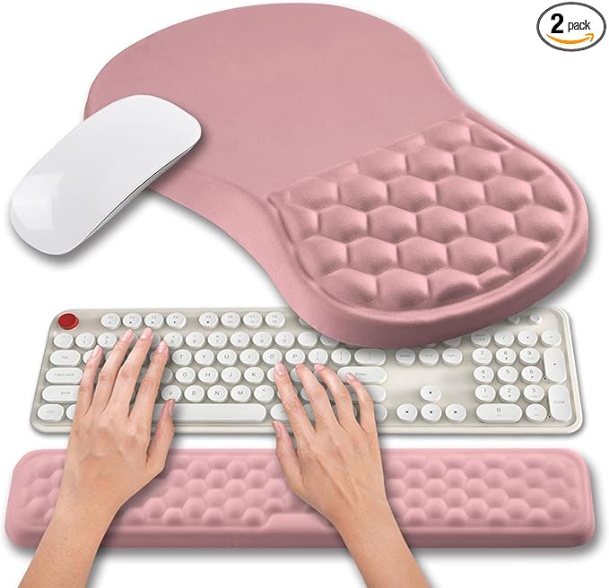 Hokafenle 2 in 1 Ergonomic Mouse Pad Wrist Support & Wrist Rest by Hokafenle