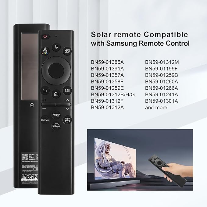 BN59-01385A Solar Voice Replacement Remote Control - Image 3