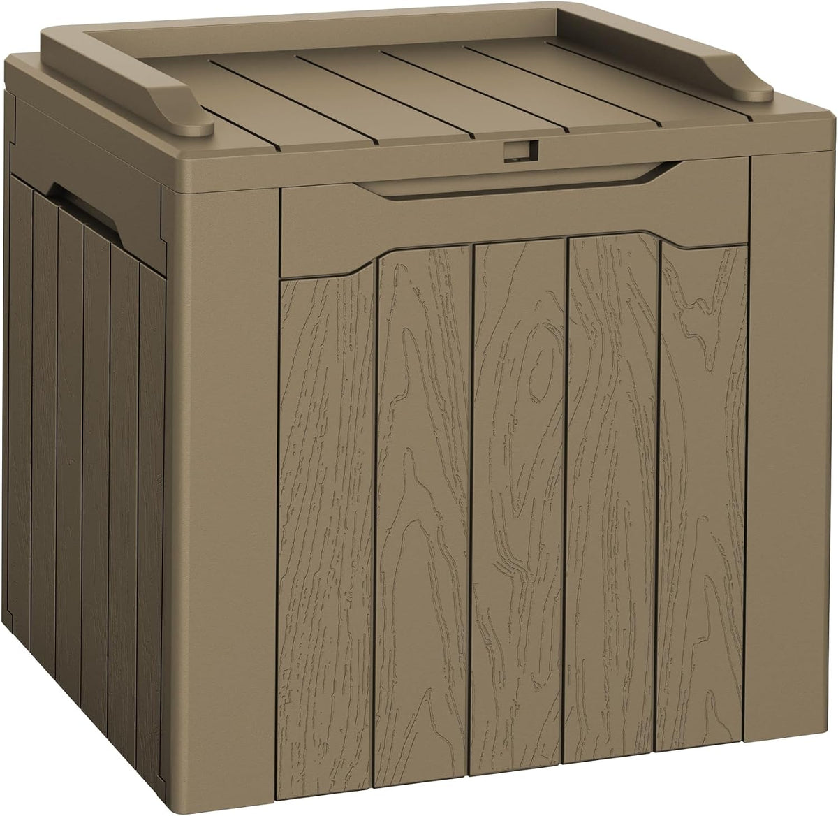 flamaker deck box 31 gallon waterproof resin small, main product view