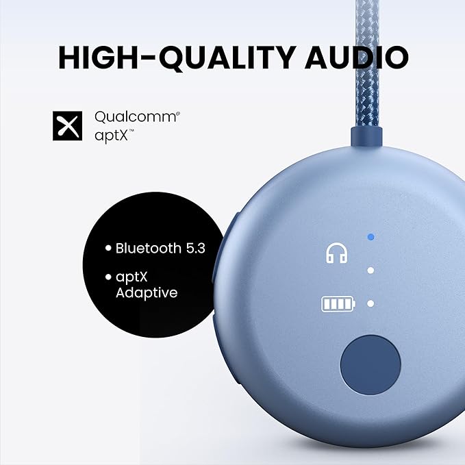 Avantree SoundJet R1 – 25Hr Airplane Bluetooth Adapter - Image 3