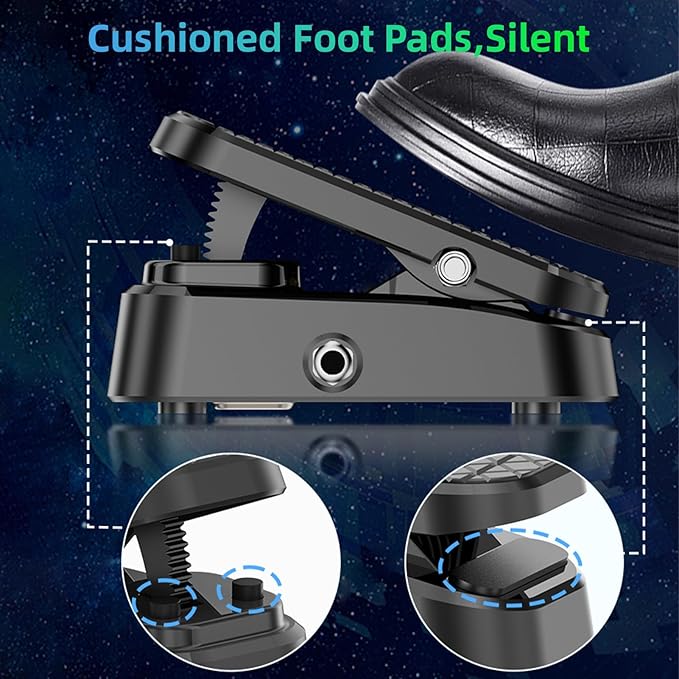 Btuty Volume Expression Pedal Expression EXP & Passive Volume 2-in-1 Dual - Image 4