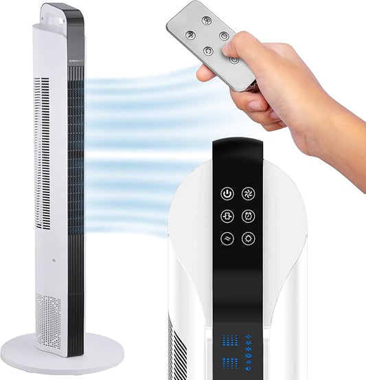 NEXAIR 42” Oscillating Tower Fan, 3 Speed Portable Fan Tower by NEXAIR