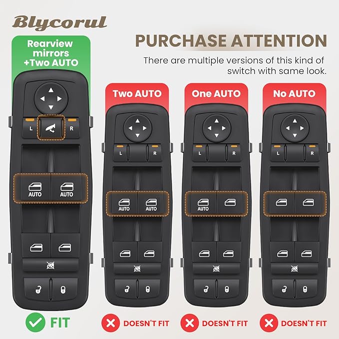 Blycorul Master Power Window Switch Driver Side - Image 6