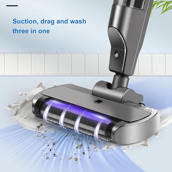 Diydeg Wet Dry Vacuum Cleaner, 550ml Water Tank Spray Automatic Vacuum Mop - Image 4