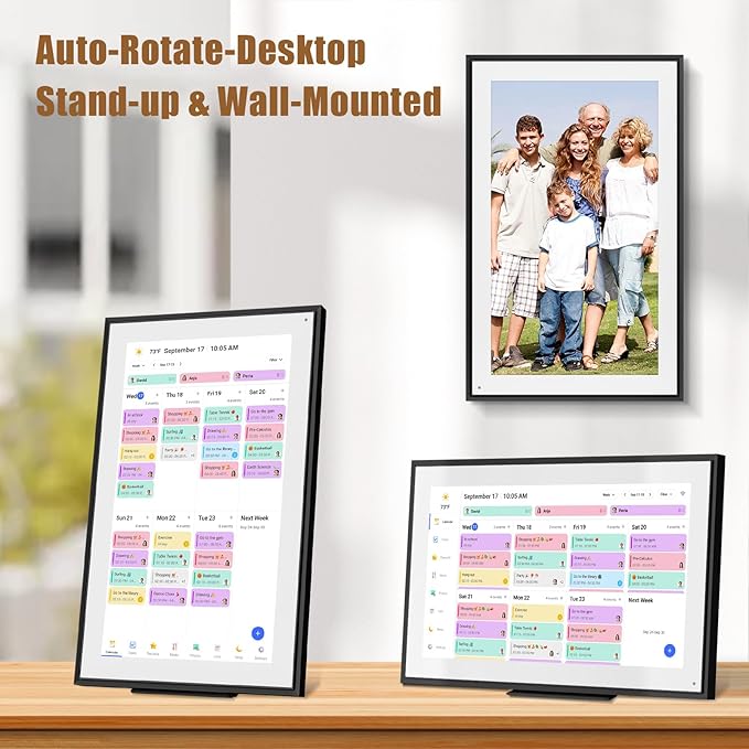 15.6 inch Wall Planner Digital Calendar Electronic Calendar Chore Chart - Image 6
