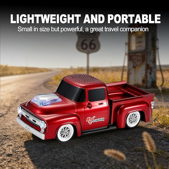 Vintage Pickup Truck Bluetooth Speaker, Retro Truck Model - Image 7