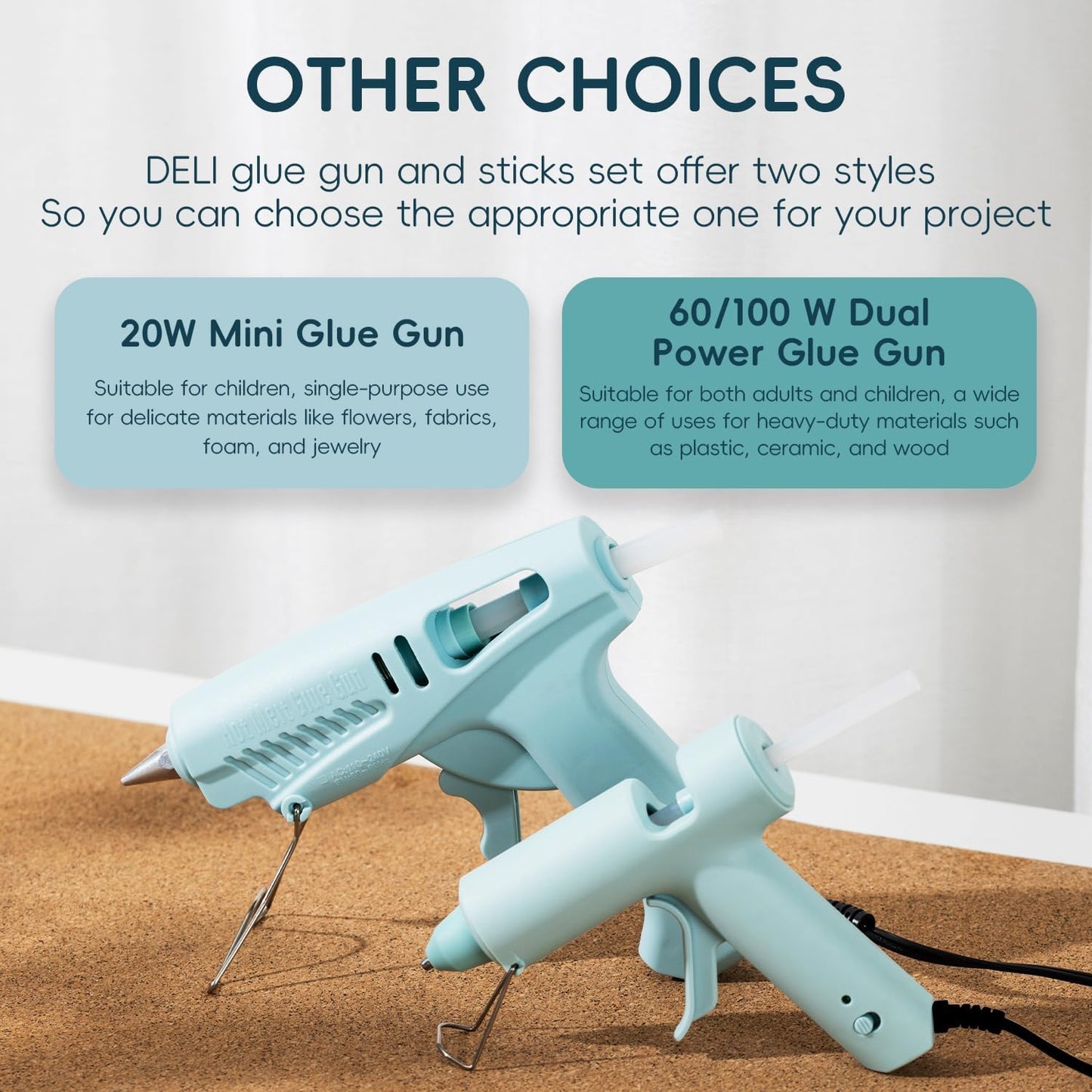 Hot Glue Gun, Mini Hot Glue Gun Kit with 30 Glue Sticks | Consistent Flow, Fast Heating& Ergonomic Design for School Arts& Crafts, DIY Projects and Home Repairs& Decoration