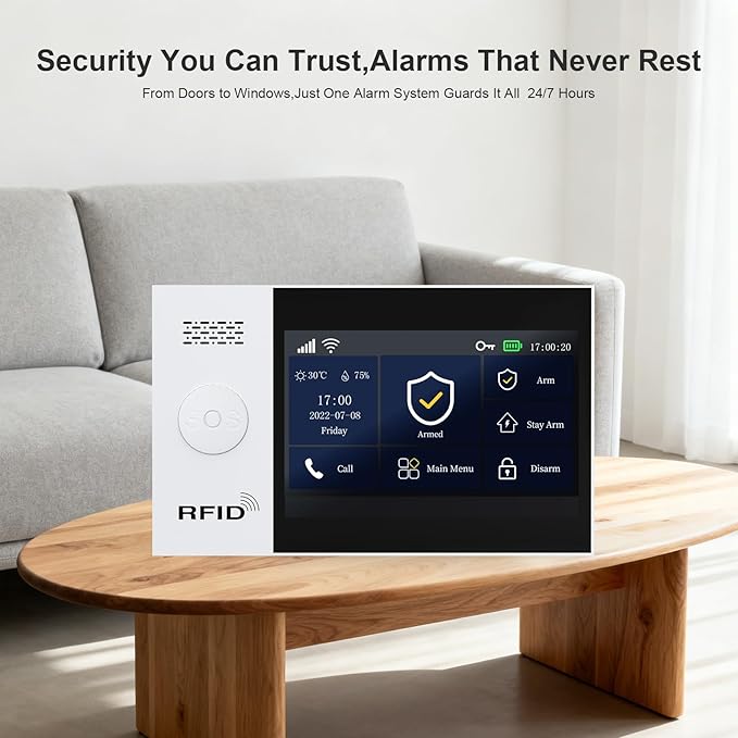 PGST Wireless Door Alarm Systems, DIY Motion Detector, Door Sensors, 4G - Image 2