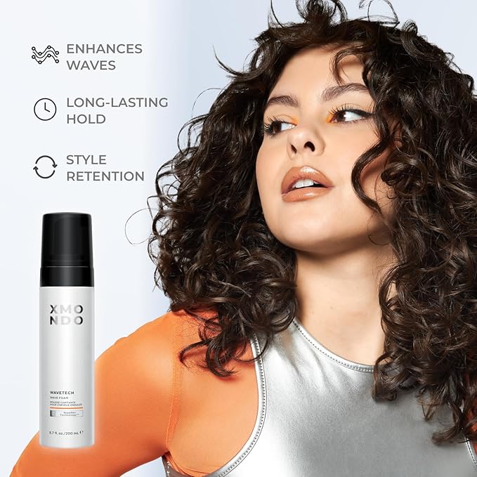 XMONDO Hair Wavetech Wave Foam, Vegan Styling Foam - Image 2