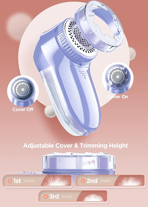 Bymore Fabric Shaver, Lint Remover, Lint Shaver Defuzzer Sweater Shaver - Image 4