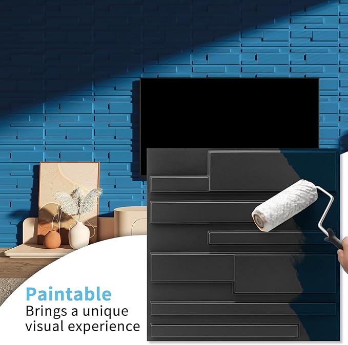 Art3d 100 Pack Decorative 3D Wall Panels, 97 Sq.Feet PVC Interior Wall Décor - Image 3