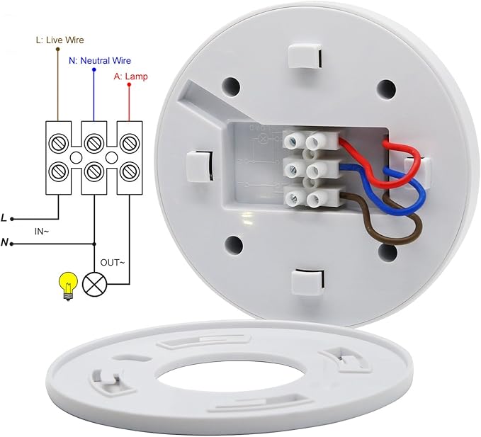 Sensky 360 Degree Ceiling Mount Occupancy Sensor, 110-240V PIR Motion Sensor - Image 4