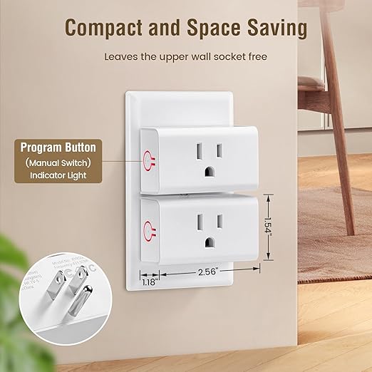 SURAIELEC Wireless Light Switch Remote Control Outlet, No Wiring Needed - Image 3
