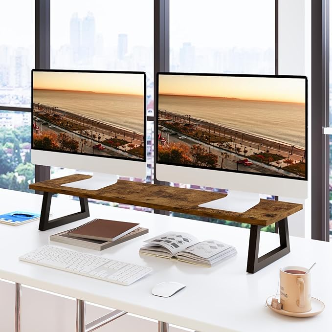 TEAMIX 31.5 inch Dual Monitor Riser - Image 3