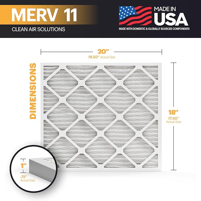 BNX TruFilter 18x20x1 Air Filter MERV 11 - Image 2