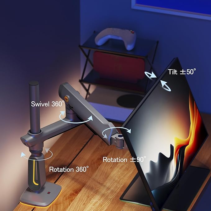NB Extra Height Gaming Monitor Arm - Image 3