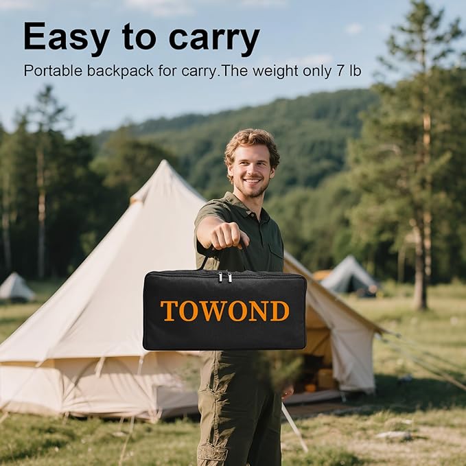TOWOND Projector Screen with Stand, 84 inch Outdoor Projector Screen Portable - Image 7