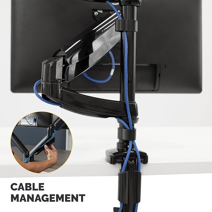 Fellowes 8043401 Platinum Series Stacked Monitor Mount, Adjustable Computer - Image 5