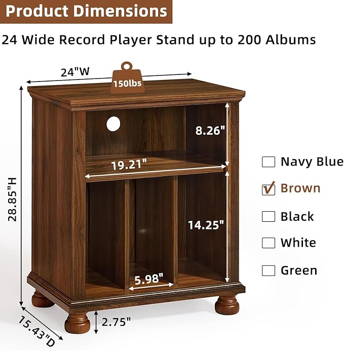 Joaxswe Record Player Stand - Image 2