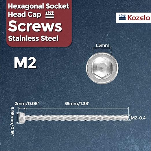 Kozelo 30pcs Socket Head Cap Screws - Image 2