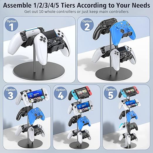 Kytok Gamer Gifts, Headset Stand 5 Tiers - Image 6
