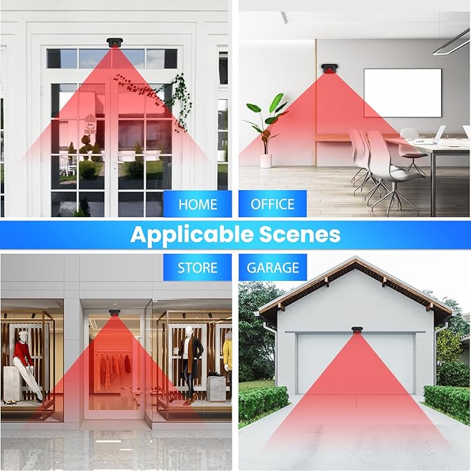 Wireless Driveway Alarm, Outdoor Weatherproof Motion Sensor & Detector - Image 3