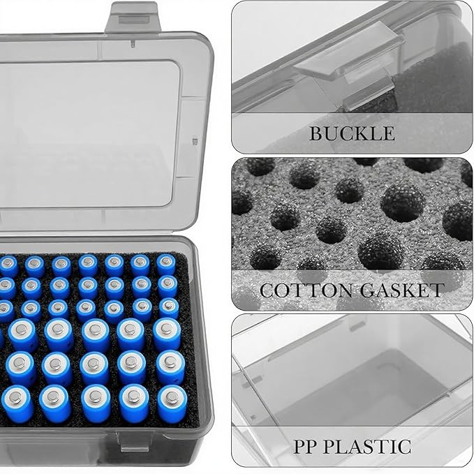 OEAYA Battery Organizer, Portable Battery Box - Image 6