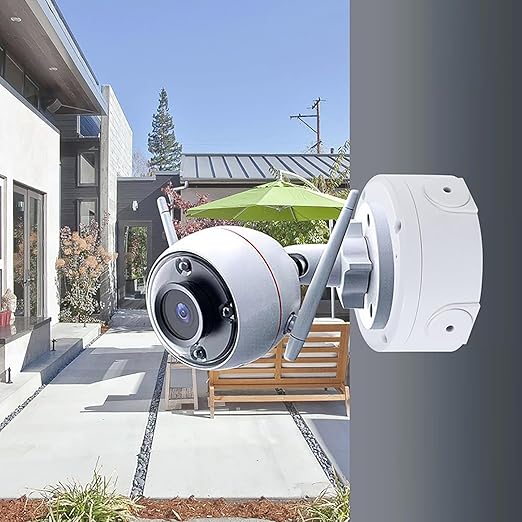 Universal Bullet Security Camera Junction Box Mount Bracket Plastic Rainproof - Image 4
