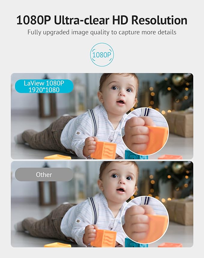 LaView Indoor Security Camera, Baby Monitor - Image 3
