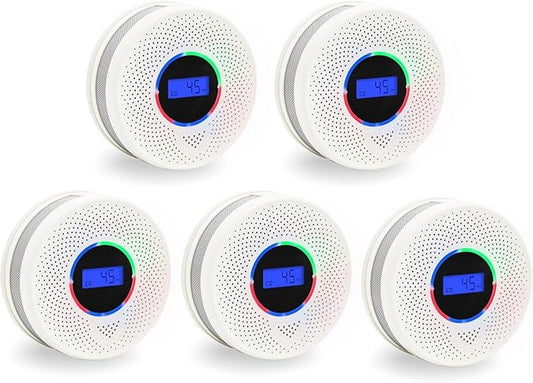 10-Year Battery Smoke and Carbon Monoxide Detector, 2-in-1 Smoke CO Alarm by Unknown