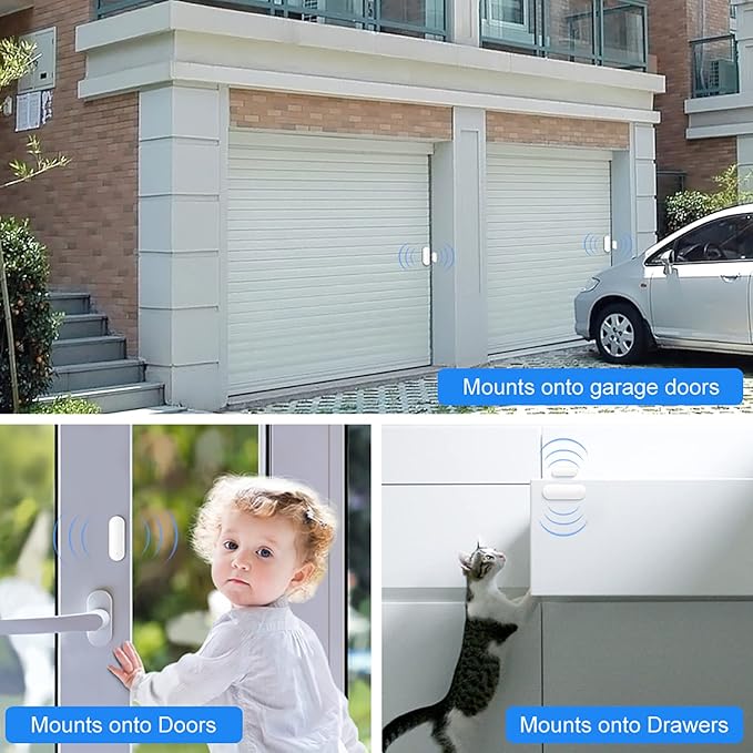 WiFi Door Sensor: Smart Door Open/Closed Detectors, Wireless Window Sensor - Image 6