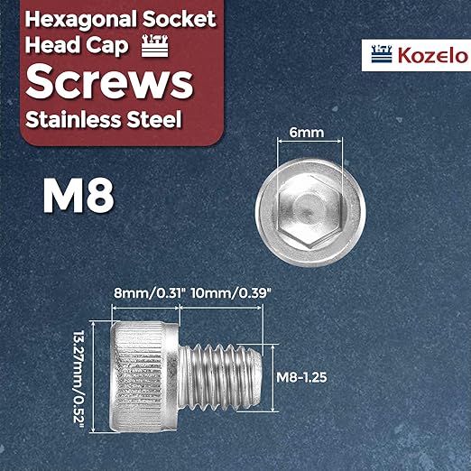 Kozelo 20pcs Socket Head Cap Screws - Image 2
