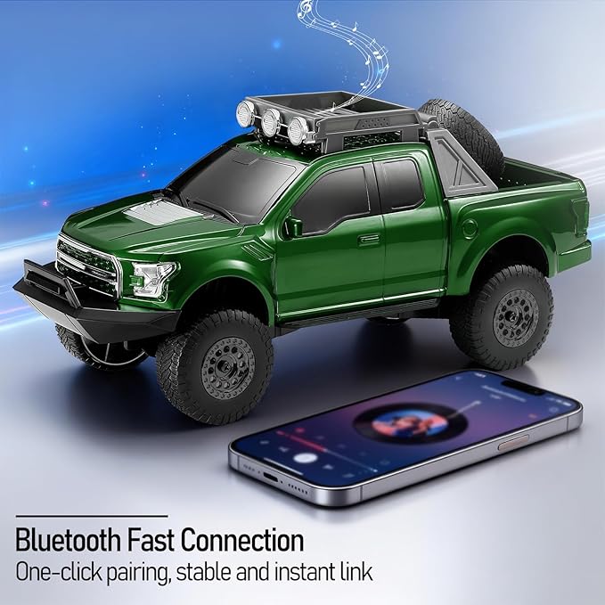 WS-589 Rugged Pickup Truck Bluetooth Replica Speaker – Portable Audio - Image 3