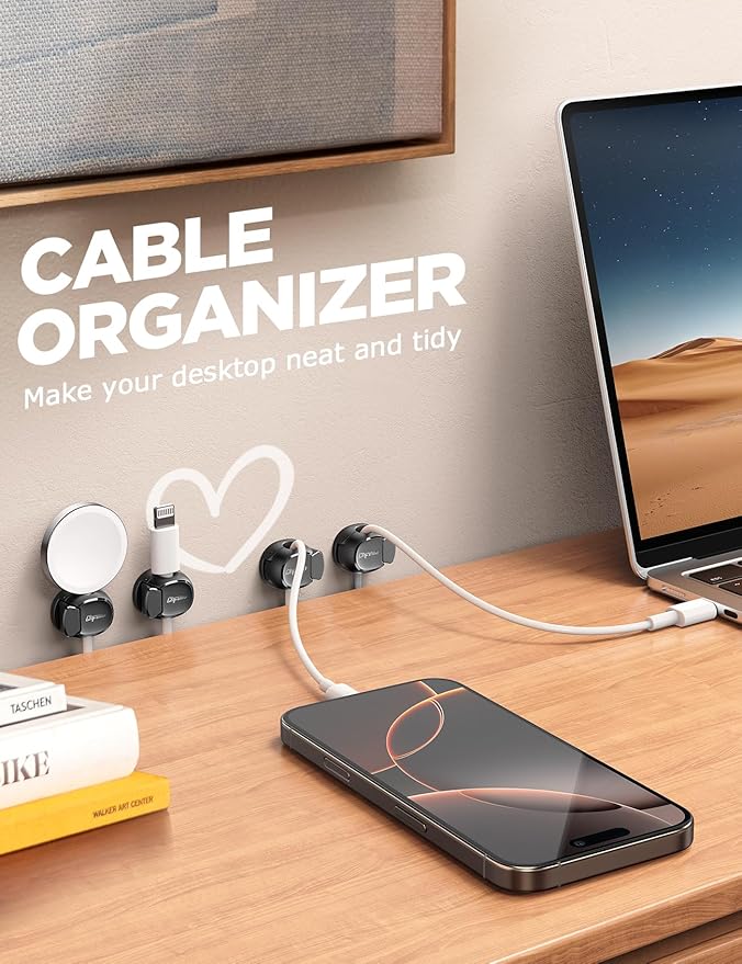 8Pack Cord Organizer Cable Clips - Image 8