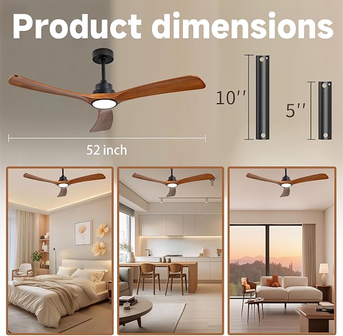 Gaizw 52 Inch Ceiling Fans - Image 4