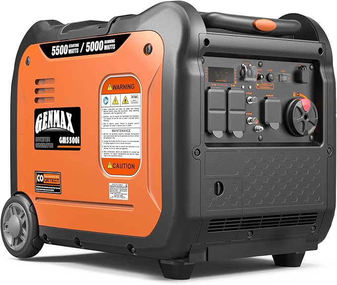 GENMAX Generator，EPA Compliant, Eco-Mode Feature, Ultra Lightweight by GENMAX
