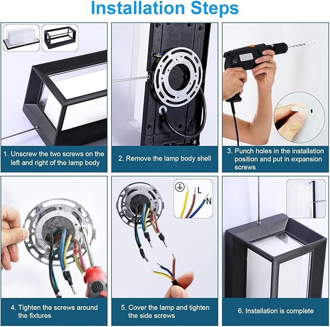 ledmo Outdoor Wall Lights Fixture - Image 9
