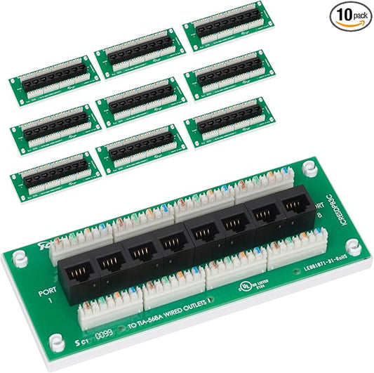 ICC 8-Port CAT6 Ethernet Data Module by ICC